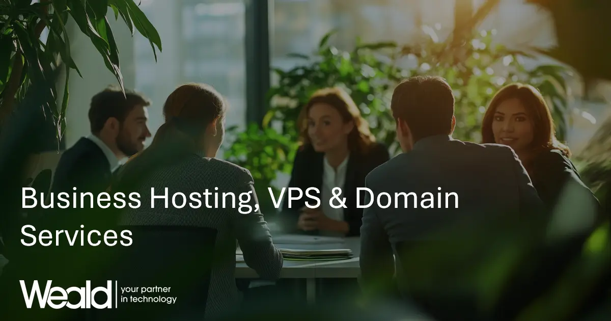 Business web hosting, VPS and domain services for UK companies