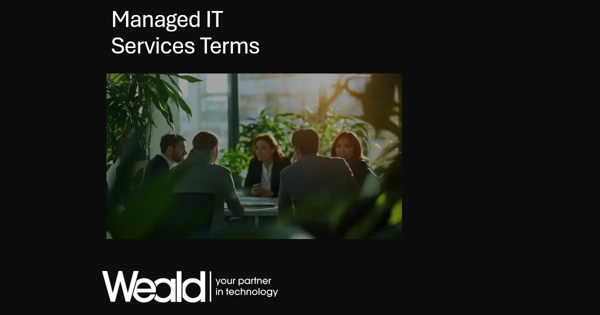 Managed it services agreement weald it
