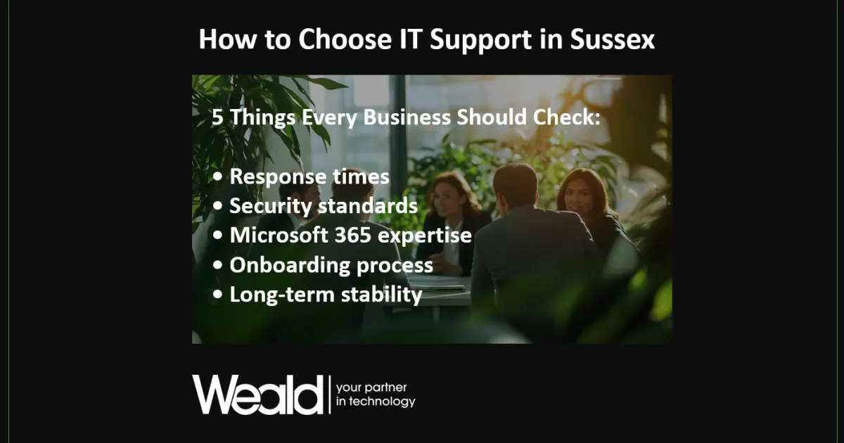How to Choose IT Support in Sussex