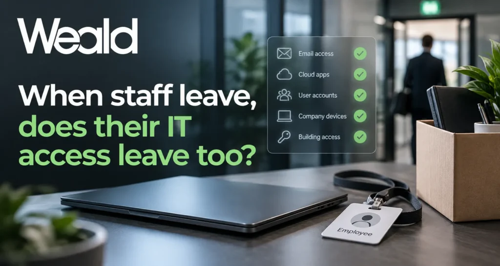 Secure employee IT offboarding with account access, devices and company data removed